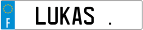 Truck License Plate